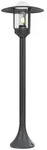LED Au&szlig;enstehleuchte Standleuchte Gartenlampe IP44 Schwarz Aluminium H 97,5 cm