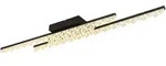 LED Deckenlampe Deckenleuchte Wohnzimmerlampe matt Schwarz Metall H 8,5 cm