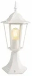 LED Stehleuchte Au&szlig;enleuchte Laterne Gartenlampe IP44 Wei&szlig; Aluminium E27 H...