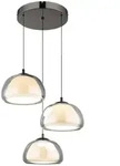 Pendelleuchte H&auml;ngeleuchte Deckenleuchte Metall chrom LED dimmbar H 150 cm