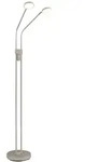 LED Stehlampe Stehleuchte Wohnzimmerlampe Touchdimmer Sand Metall H 173 cm