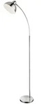 Stehleuchte Bogenlampe Wohnzimmerlampe Metall Nickel-matt Chrom, 1x E27 LED...