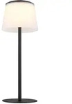 LED Au&szlig;en Tischlampe Tischleuchte Akku Innen Au&szlig;en schwarz satiniert...