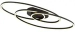 LED Deckenlampe Deckenleuchte Schlafzimmerlampe Oval Schwarz Metall opal L 68 cm