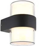 Au&szlig;enwandleuchte Fassadenleuchte Eingangsleuchte LED Aluminium anthrazit matt...