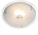 LED Deckenleuchte Deckenlampe Wohnzimmerlampe Kristalloptik Chrom Glas H 11 cm