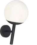 LED Au&szlig;enwandleuchte Wandlampe Au&szlig;enleuchte IP44 Schwarz Aluminium H 36,5 cm