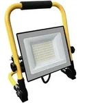 LED Baustellenstrahler Au&szlig;enbereich Arbeitsleuchte schwarz gelb IP65 H 30 cm