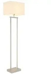 LED Stehleuchte Stehlampe Wohnzimmerlampe Touchdimmer Beige Metall H 153 cm