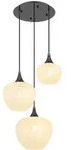 H&auml;ngeleuchte 3-Flammig Pendelleuchte Kristalle Esszimmerlampe Glasschirme,...