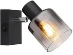 LED Wandleuchte Wandlampe Wohnzimmerlampe Schwenkbar Schwarz Metall L 13,5 cm