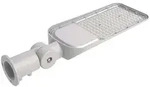 LED Au&szlig;enleuchte Stra&szlig;enleuchte Industrieleuchte Fotosensor Grau IP65 L 62,8...