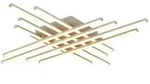 LED Deckenleuchte Deckenlampe Wohnzimmerlampe schwenkbar Beige Metall L 71 cm