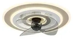 LED Deckenventilator Ventilator Dimmbar Farbwechsel Fernbedienung Sand D 48 cm