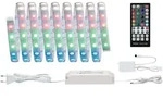 LED Streifen RGBW 24V LED Strip Fernbedienung Farbwechsel LED Band selbstklebend,