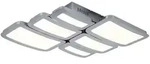 Deckenleuchte Chrom Deckenlampe LED dimmbar Designleuchte Wohnzimmer, LED 30W 2450Lm