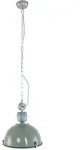 Pendelleuchte H&auml;ngelampe Deckenleuchte Esszimmerlampe Metall Glas Gr&uuml;n H 55cm