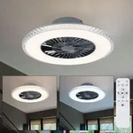 Deckenventilator mit Fernbedienung Deckenlampe Sterneneffekt Ventilator