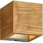 Wandstrahler mit Schalter Wandspot LED Wohnzimmer Wandleuchte aus Holz mit Switch