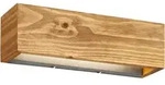 Wandleuchte dimmbar Holz indirekte Beleuchtung Wandlampe Flurlampe, Switch Dimmer, 1x