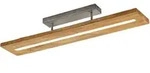 Deckenleuchte Wohnzimmer Holz LED Schlafzimmerlampe Deckenlampe LED mit Holzoptik,