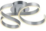 LED Design Decken Lampe Wohn Ess Zimmer Beleuchtung Switch DIMMER Leuchte ALU