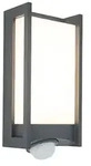 LED Au&szlig;enwandleuchte Wandlampe Garagenleuchte Bewegungsmelder Anthrazit H 27 cm