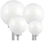 4er Set Outdoor LED Solar Kugel Leuchte Deko Lampe IP44 8hrs Beleuchtung Erdspie&szlig;