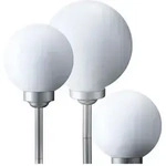 3x LED Solarkugel-Set Gartenleuchte Au&szlig;enbeleuchtung Weg-Licht Deko Steckleuchte