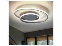 LED Decken Leuchte dimmbar Ring Design Wohn Zimmer Flur Lampe Titan Reality...