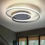 LED Decken Leuchte dimmbar Ring Design Wohn Zimmer Flur Lampe Titan Reality Leuchten