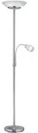 Deckenfluter mit Leselampe Stehlampe Wohnzimmer Modern Standleuchten & Deckenfluter,