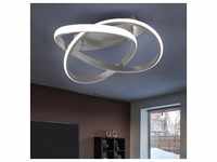 LED Design Decken Lampe Wohn Schlaf Zimmer Ring Design Leuchte Switch DIMMER...