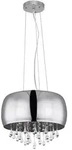 Pendellampe H&auml;ngeleuchte Wohnzimmerlampe Deckenlampe Esszimmerlampe, Metall Chrom