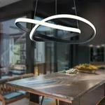 LED Design H&auml;nge Decken Lampe Wohn Ess Zimmer Pendel Leuchte DIMMBAR
