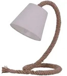 Tischleuchte Beistelllampe Schreibtischlampe Nachttischlampe Textil H 35 cm
