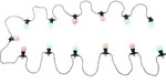 LED Lichterkette Au&szlig;en Lampe Leuchte Schwarz Opal Garten Terrasse L&auml;nge 12,5 m