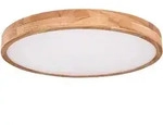 LED Holz Design Decken Leuchte Tageslicht Wohn Zimmer Fernbedienung Lampe dimmbar