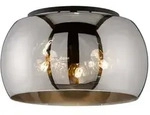 Deckenleuchte Wohnzimmerleuchte Deckenlampe Metall Schwarz D 40 cm