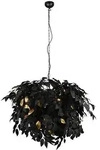 Deckenlampe Wohnzimmer Bl&auml;tter Lampe schwarz Bl&auml;tter H&auml;ngeleuchte Schlafzimmer