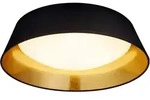 LED Decken Leuchte Schlaf G&auml;ste Zimmer Lampe Textil GOLD Strahler Reality...