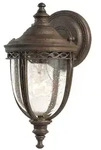 Au&szlig;enleuchte Wandlampe Laterne Bronze H 32 cm 1 Flammig IP44 Gartenlampe Antik
