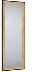 Spiegel Flurspiegel Wandspiegel Holzoptik Dekospiegel Ganzk&ouml;rperspiegel H 150 cm