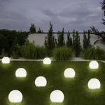 Kugelleuchte Solar 10 cm Solarleuchte Kugel Garten LED Gartendeko Solarkugel f&uuml;r