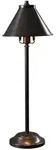 Tischlampe LED Beistelllampe Alte Bronze Stahl Schlafzimmerleuchte H 59 cm