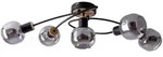 Deckenleuchte Deckenlampe Wohnzimmerleuchte schwarz Glas K&uuml;chenlampe L 67,5 cm