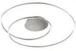 Deckenleuchte LED Designleuchte Wohnzimmerlampe Fernbedienung Dimmbar Wei&szlig;