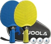 JOOLA Tischtennis-Set VIVID OUTDOOR, 2 TT-Schl&auml;ger + 3 TT-B&auml;lle