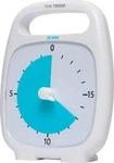 TimeTimer Time Timer Plus Tischuhr mit akustischem Signal, 20 Min., 14x18 cm