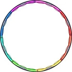 Powerhoop Deluxe Hula Hoop Reifen verstellbar, Gymnastikreifen, 102 cm